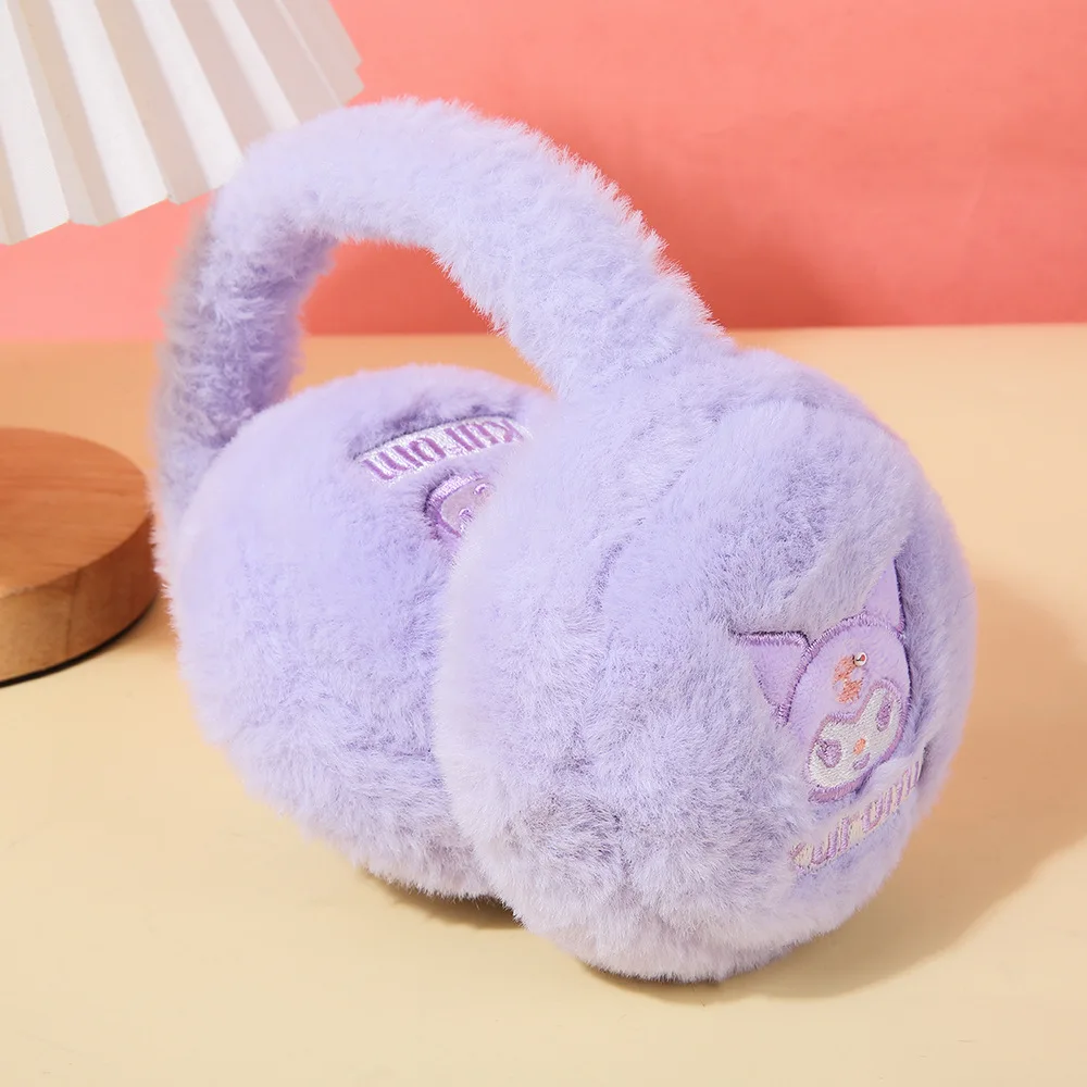Miniso earmuffs cartoon student women winter plus velvet ear protection men warm Sanrio ear covering ear warm foldable ear cover