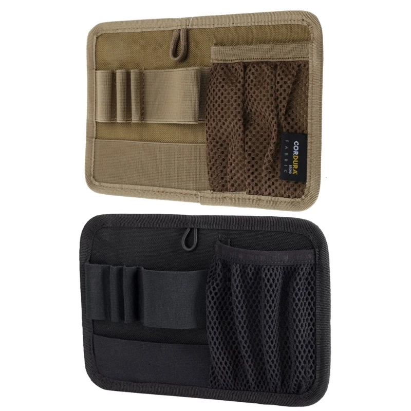 Practical Tactical-Bag Insert Modular Organizer Utility Admin Pouch Fasteners EDC Mesh Pocket for Flashlight Keychain