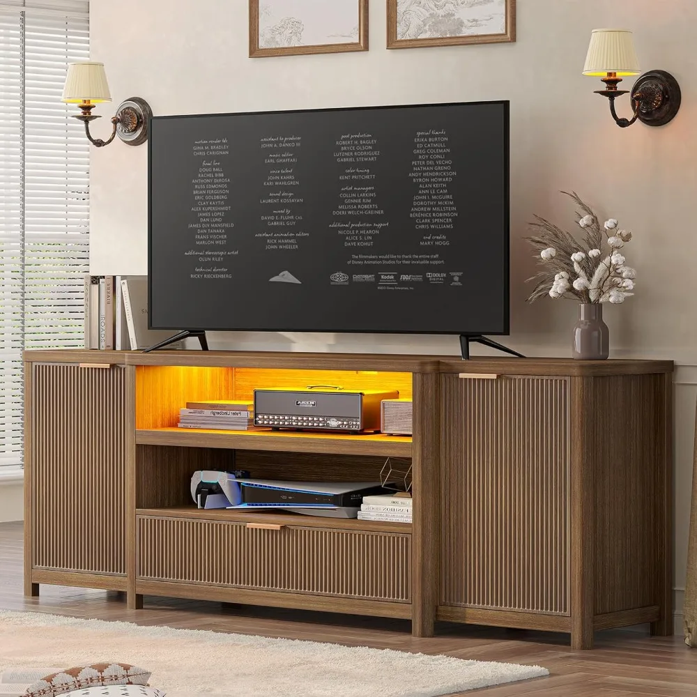Fluted Tv Stand For… - image