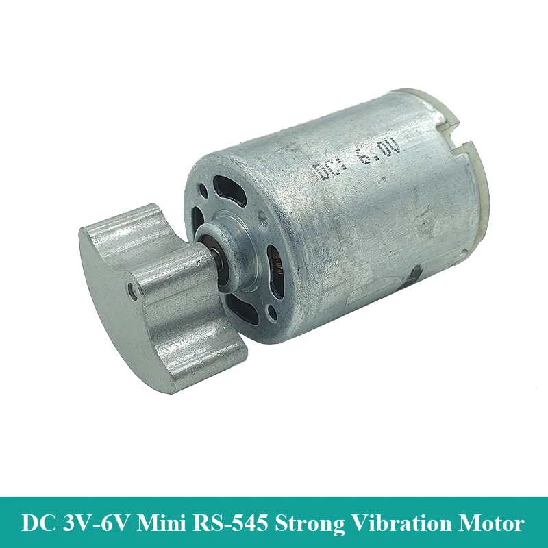 

RS-545 Mini 36mm Vibration Motor DC 3V 3.7V 5V 6V Strong Vibration Vibrating Motor Eccentric Wheel Vibrator DIY Toy Massager