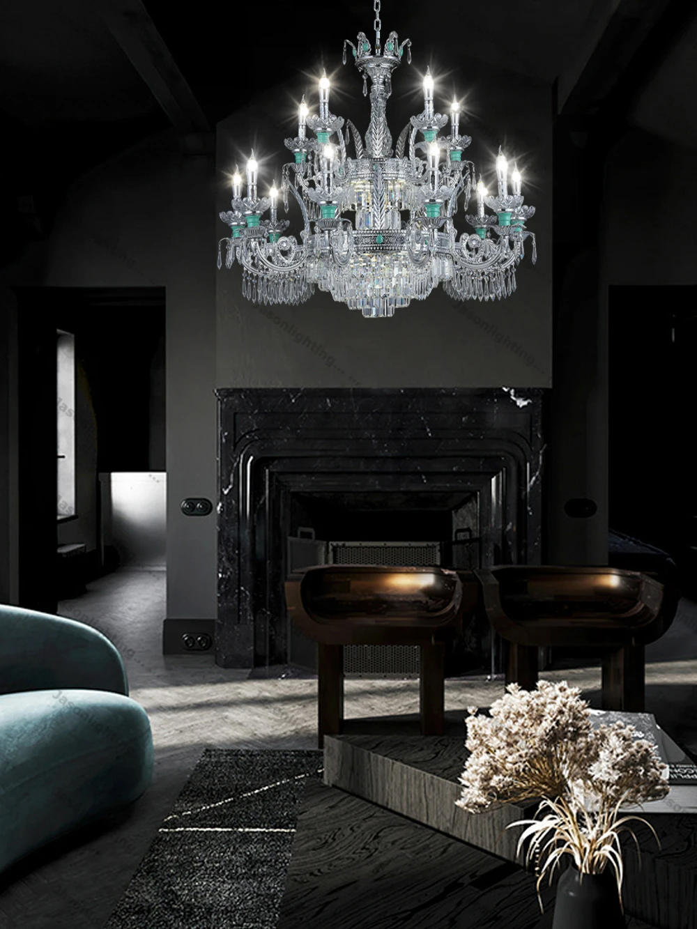 Transform Your Living Room With Our French K9 Crystal 2026 Chandelier Elegant Design Gold Chrome Black Hardware Dimming Function view 6