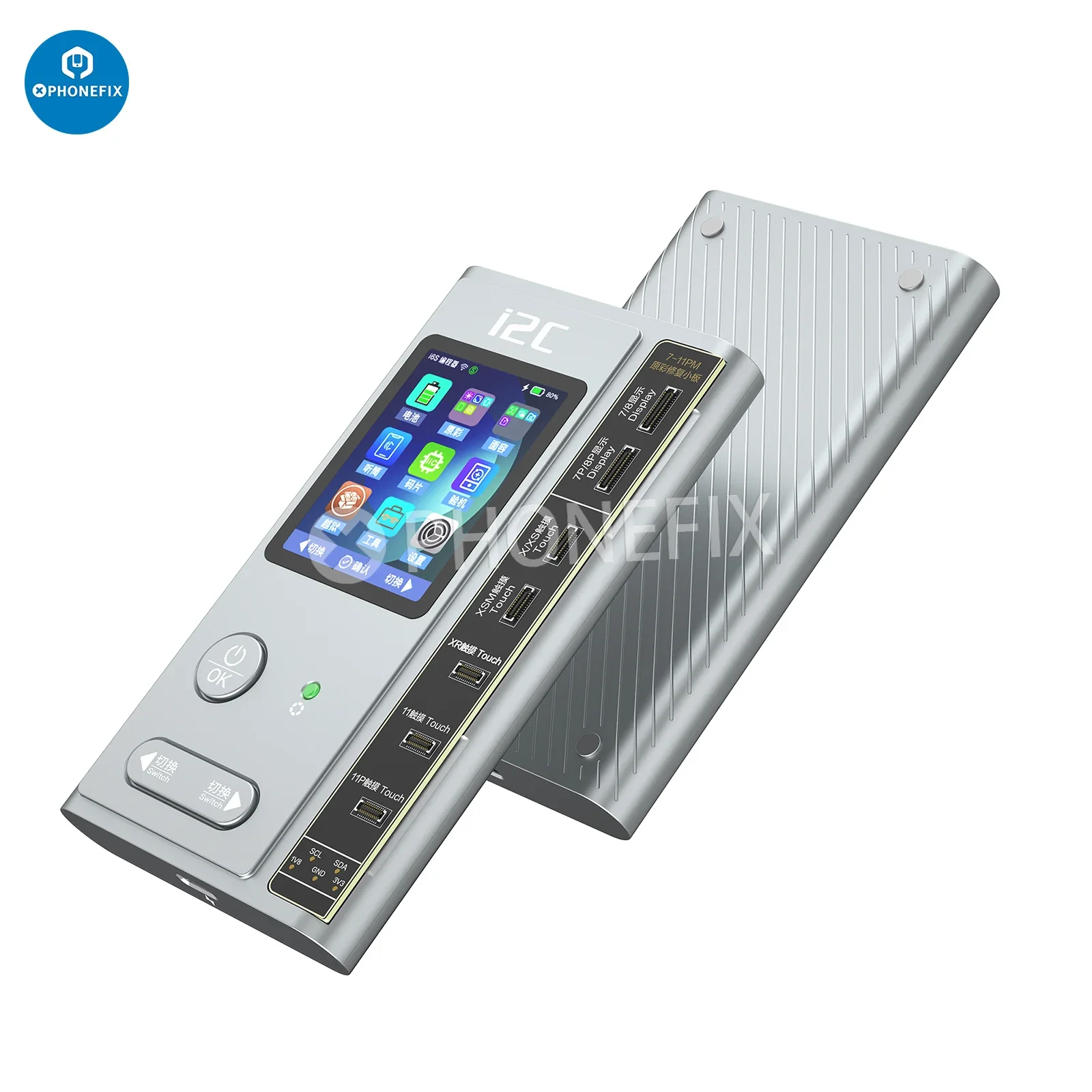 I2C I6S Programmer for iPhone 11-14 Pro Max Receiver Photosensitive Original Color Vibration Battery Dot Matrix Repair Tools