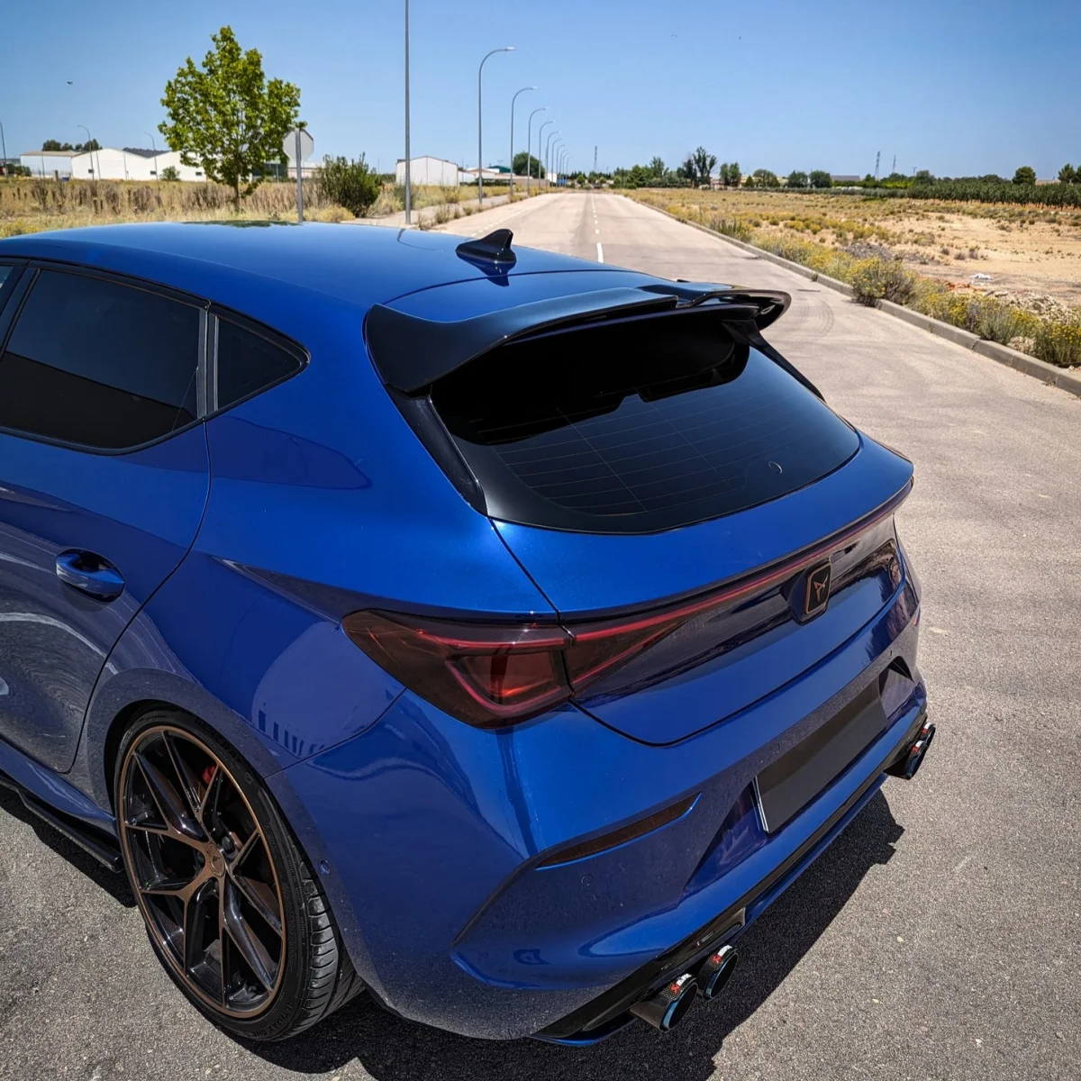 

ABS Oettinger Style Gloss Rear Spoiler Roof Wings For Seat Leon Fr MK4 Seat Cupra Leon MK1 Hatchback 2020-2024 Tuning Trunk Lip