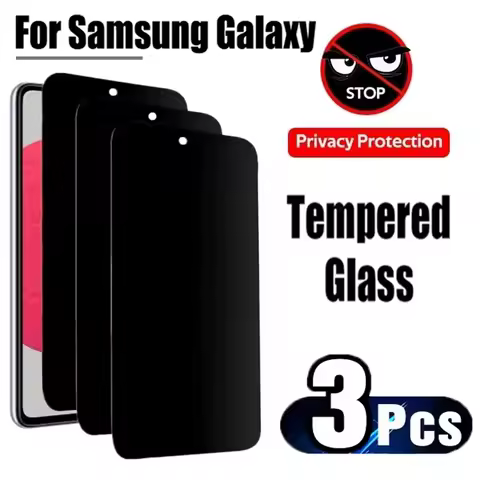 1-3Pcs Privacy Screen Protector for Samsung S25 S24 Ultra S23 S22 S21 S20 FE Plus A55 A54 A35 A34 A25 A24 A15 A06 Anti-Spy Glass