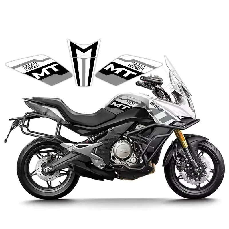 

1 комплект для CFMOTO 650MT 650 MT, защита для мотоцикла, нескользящая накладка на бак, боковая тяговая наклейка 650MT