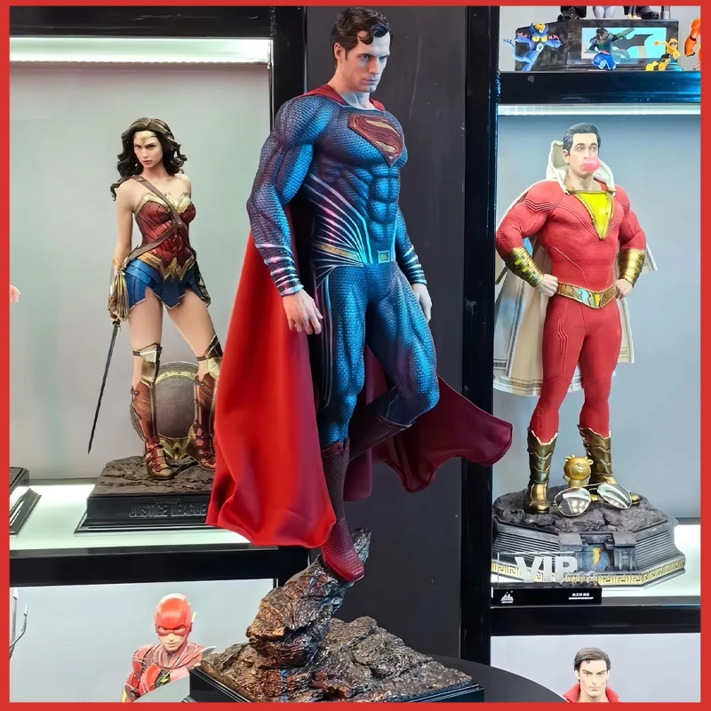 

Marvel Dc Series Justice League Steel Man Superman/Spider Man Gk Statue Handmade Fashionable Model Ornament Christmas Presentati