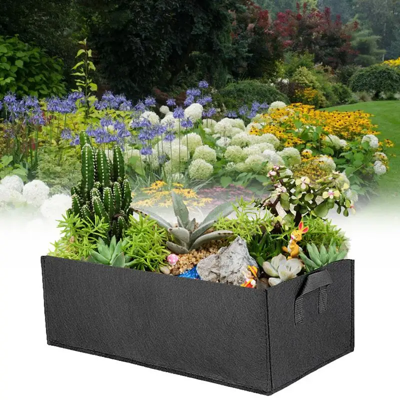 beautiful Plant Grow Bag Extra large size thickened non woven planting bag Nursery bag garden accsesories for Garden Balconies