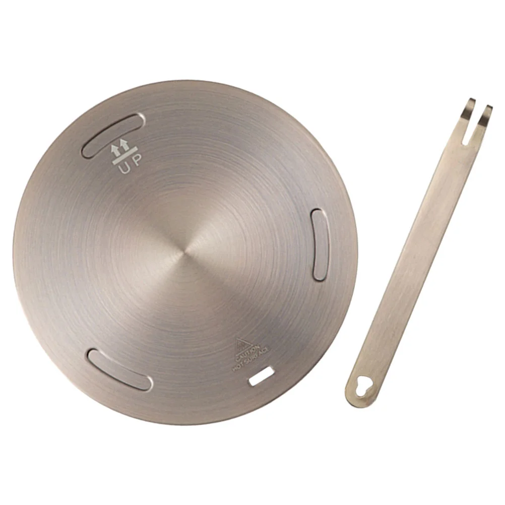 

Induction Cooker Heat Conduction Plate Ware Adapter Diffuser Glass Disk Aluminum Alloy