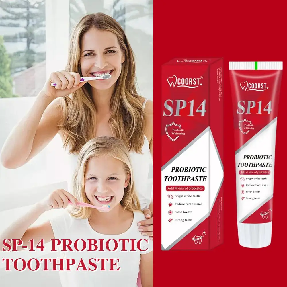 100 جرام جديد Sp-14 معجون أسنان بروبيوتيك تبييض الأسنان إزالة بقع الفم الأسنان البلاك النظافة التنفس مبيض العناية النظيفة O N6r4