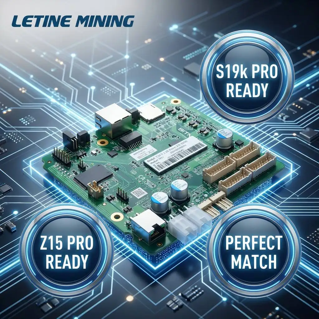 Original Control Board for Antminer S19k Pro Z15 Pro Control Board 12V High Performance Mining Machine Repair Spare Parts