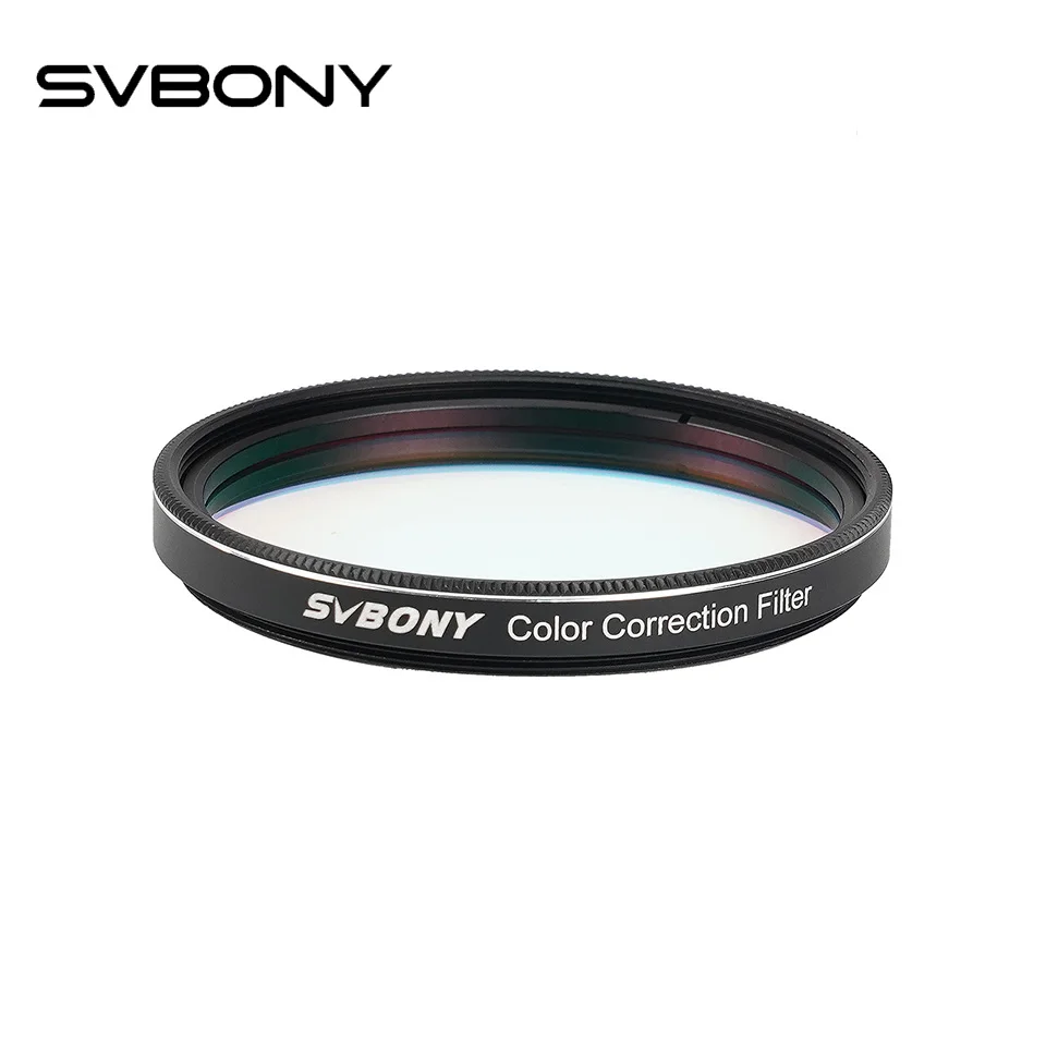 Svbony Sv231 Filtro de Correção de Cor para Telescópio M48x0.75 Rosca Dupla Comprimento de Onda de 3001200nm com Revestimento Antirreflexo ar