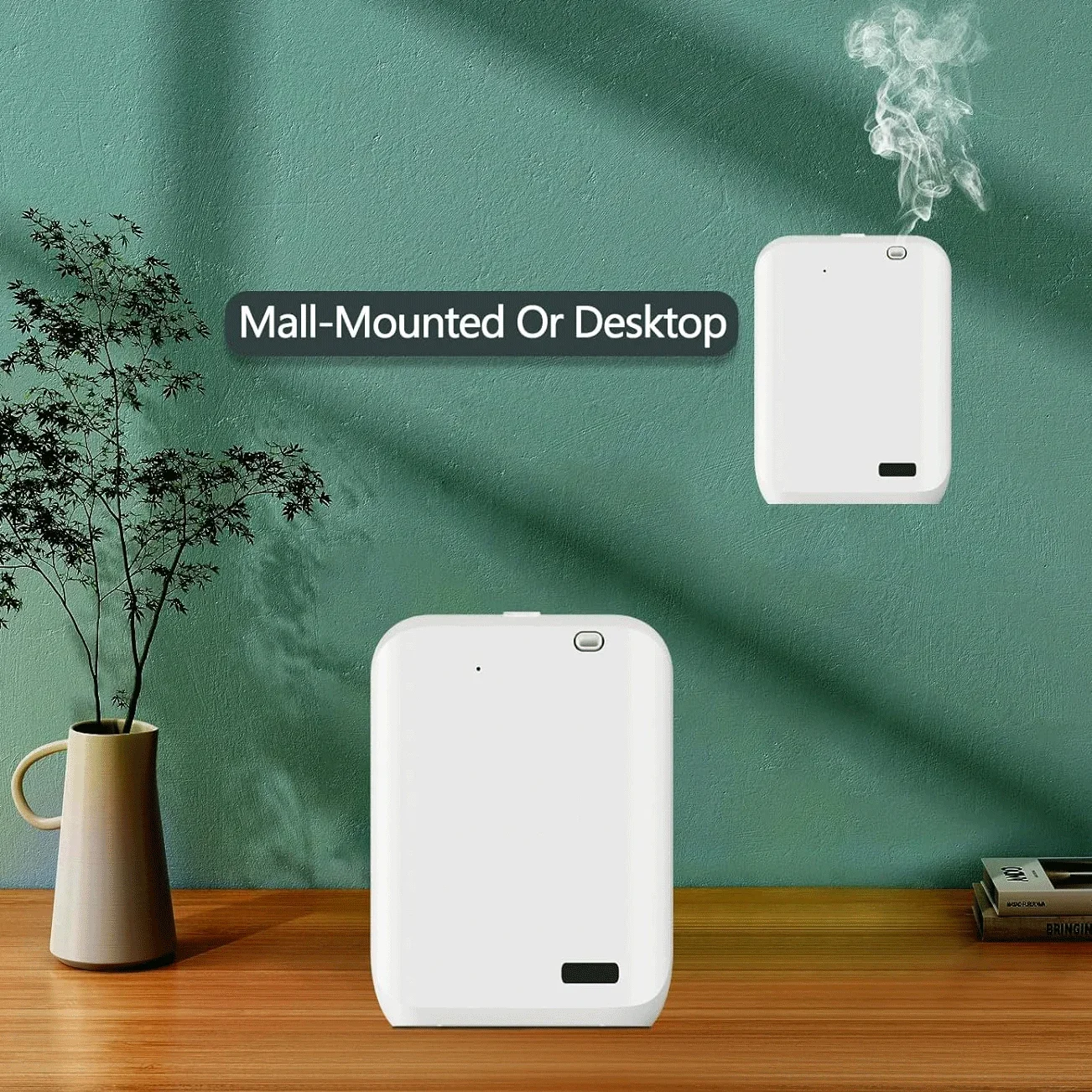 بلوتوث ناشر رائحة الحائط رائحة الهواء آلة بدون ماء الناشر الضروري النفط للمنزل مكتب غرفة الفندق العطر