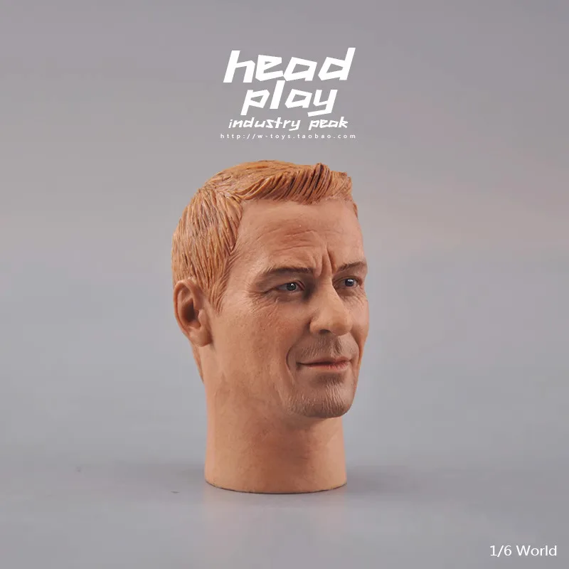 1/6 Headplay Male Richard Actor Van Man Helsing Head Sculpt Carving For 12