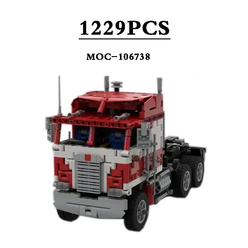 Building Blocks MOC-106738 Convertible Truck Model 1229PCS Kids Puzzles Birthday Gifts Christmas Toys Gift Decorations