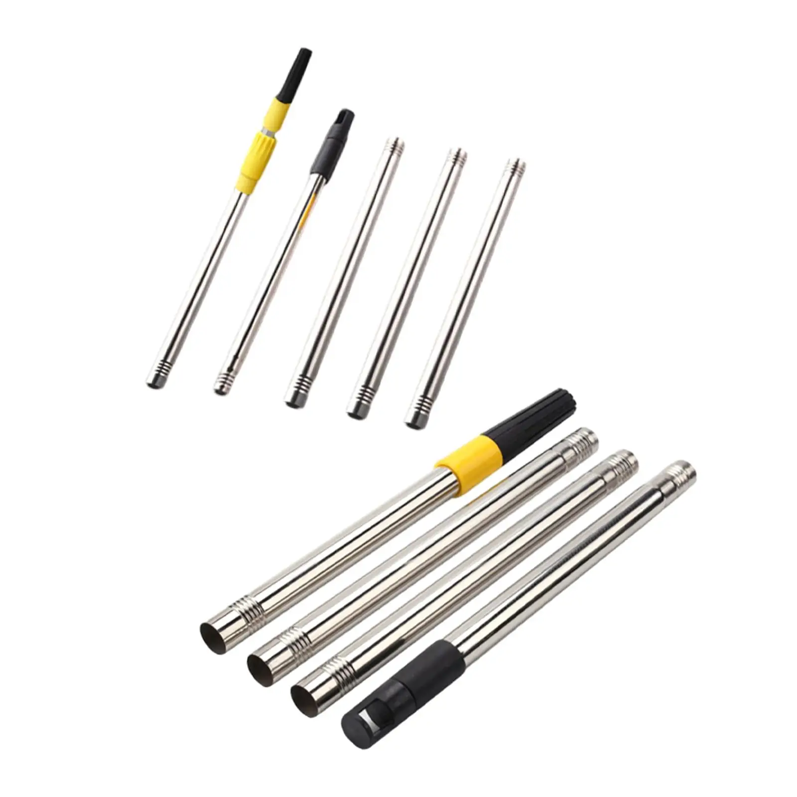 Paint Roller Extension Pole Lightweight Aluminum Alloy Painting Extension Pole Telescopic Rod for Walls Window Ceiling Carpet