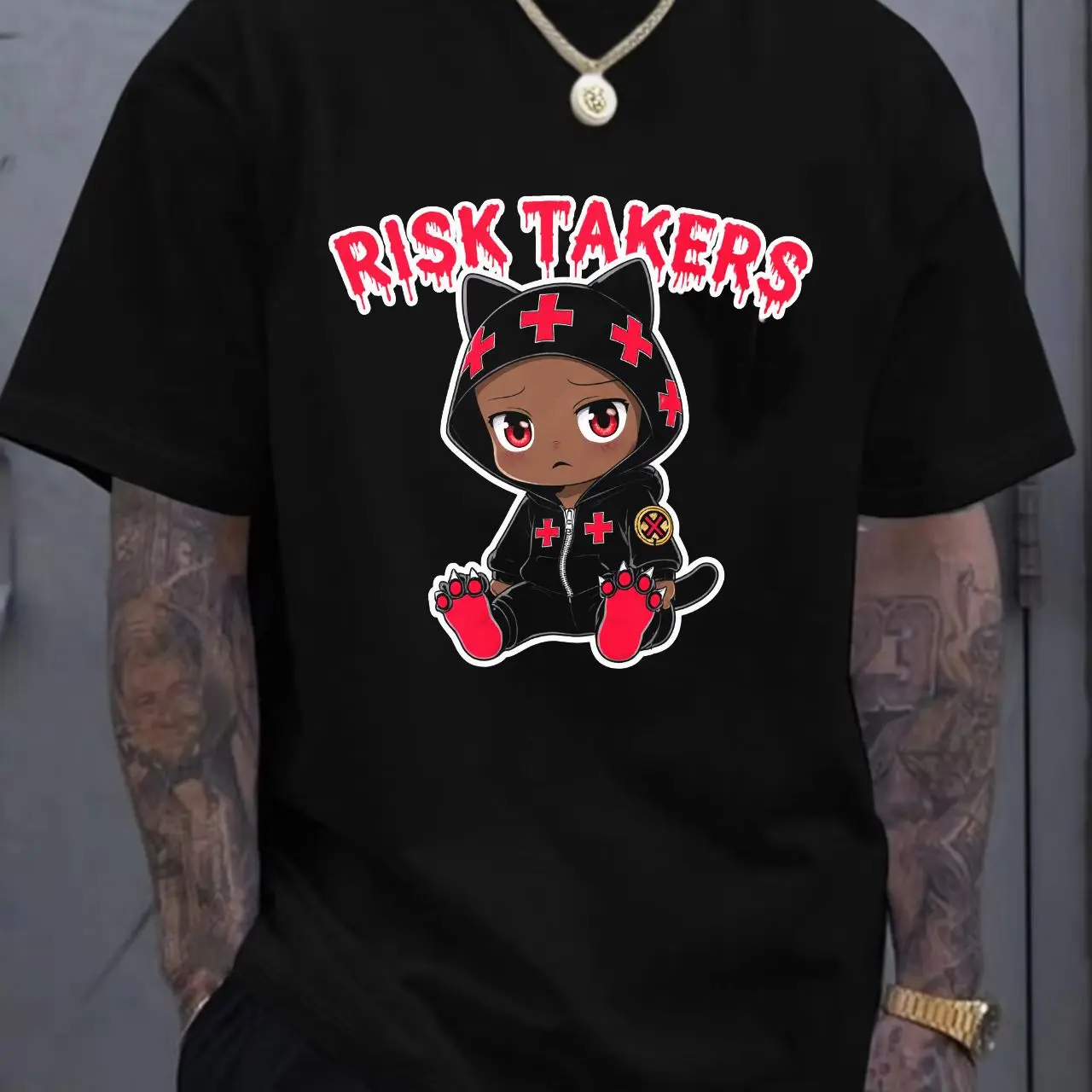 تي شيرت - كاجوال برقبة دائرية من القطن صيفي بأكمام قصيرة للرجال والنساء المراهقين والرجال مطبوع جديد للجنسين #1