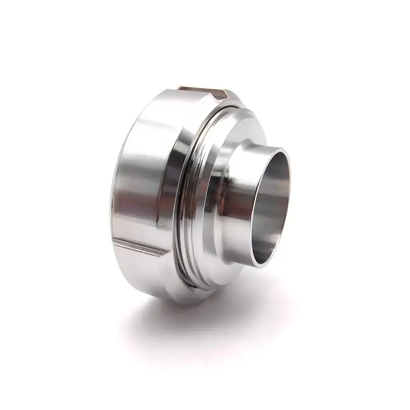 Sanitary SMS Threaded Sight Glass OD25-108mm SS304 Stainless Steel Welded Observation Mirror for Food Beverage Pharma Homemade