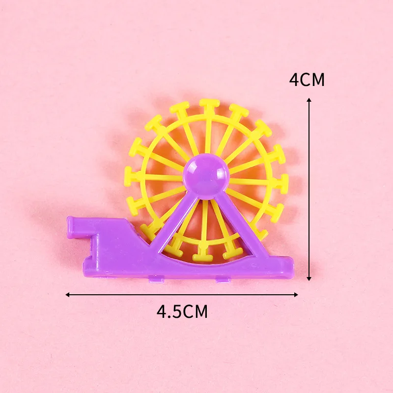 30Pcs Cute Mini Ferris Wheel Shape Plastic Whistles Toys for Kids Birthday Party Favors Baby Shower Pinata Fillers School Prizes