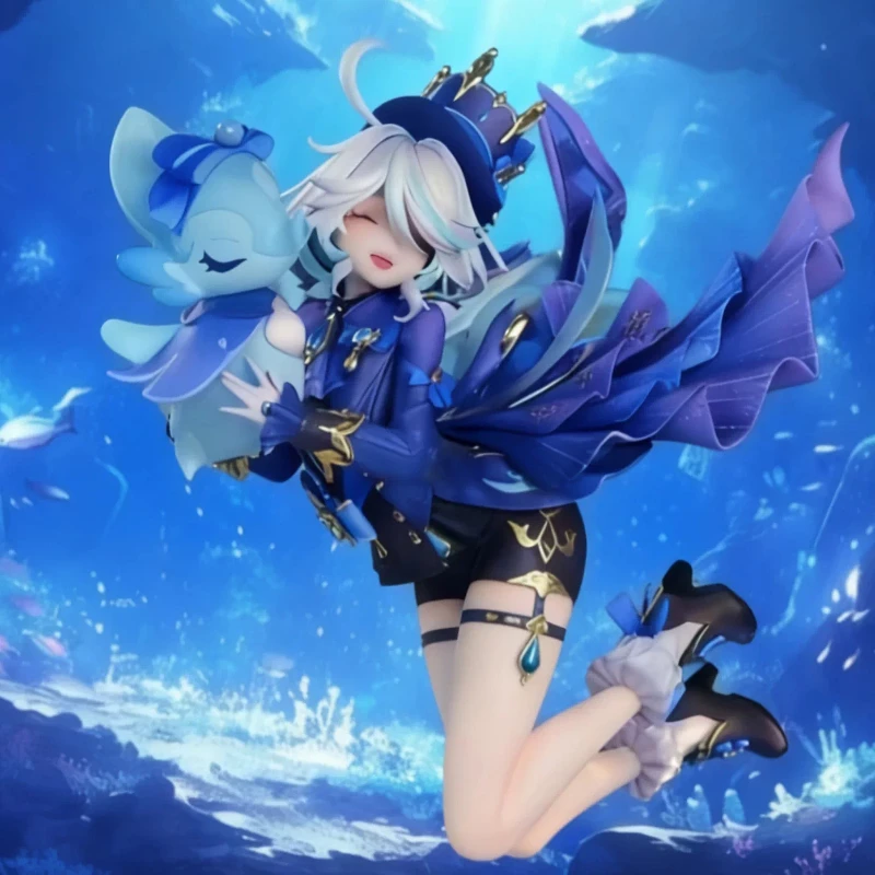 

New Impact Furina Grand Ball Gk Figure Beautiful Girl Statue Pvc Model Desktop Ornament Anime Game Collectible Merchandise Fans