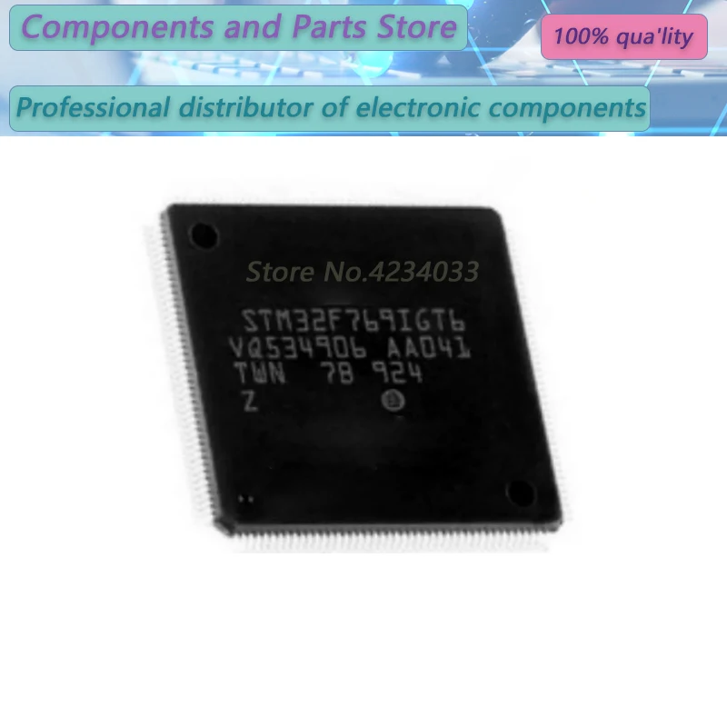 

1 шт. STM32F769IGT6 STM32F769IG STM32F76 LQFP176 new100% STM32 F769IGT6