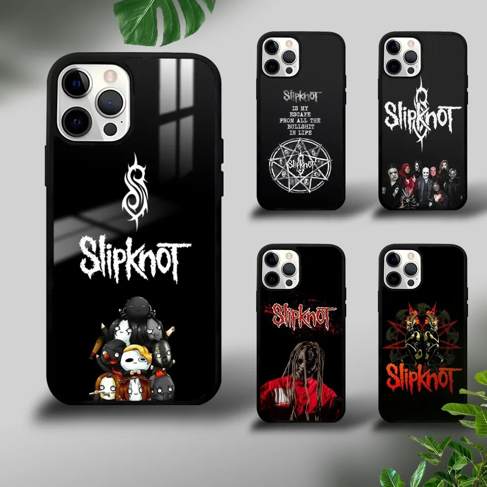 S-slipknot Popular Band Phone Case For iPhone 16 15 14 13 12 11 Pro Xs Max Mini Plus Celulares Hard Funda