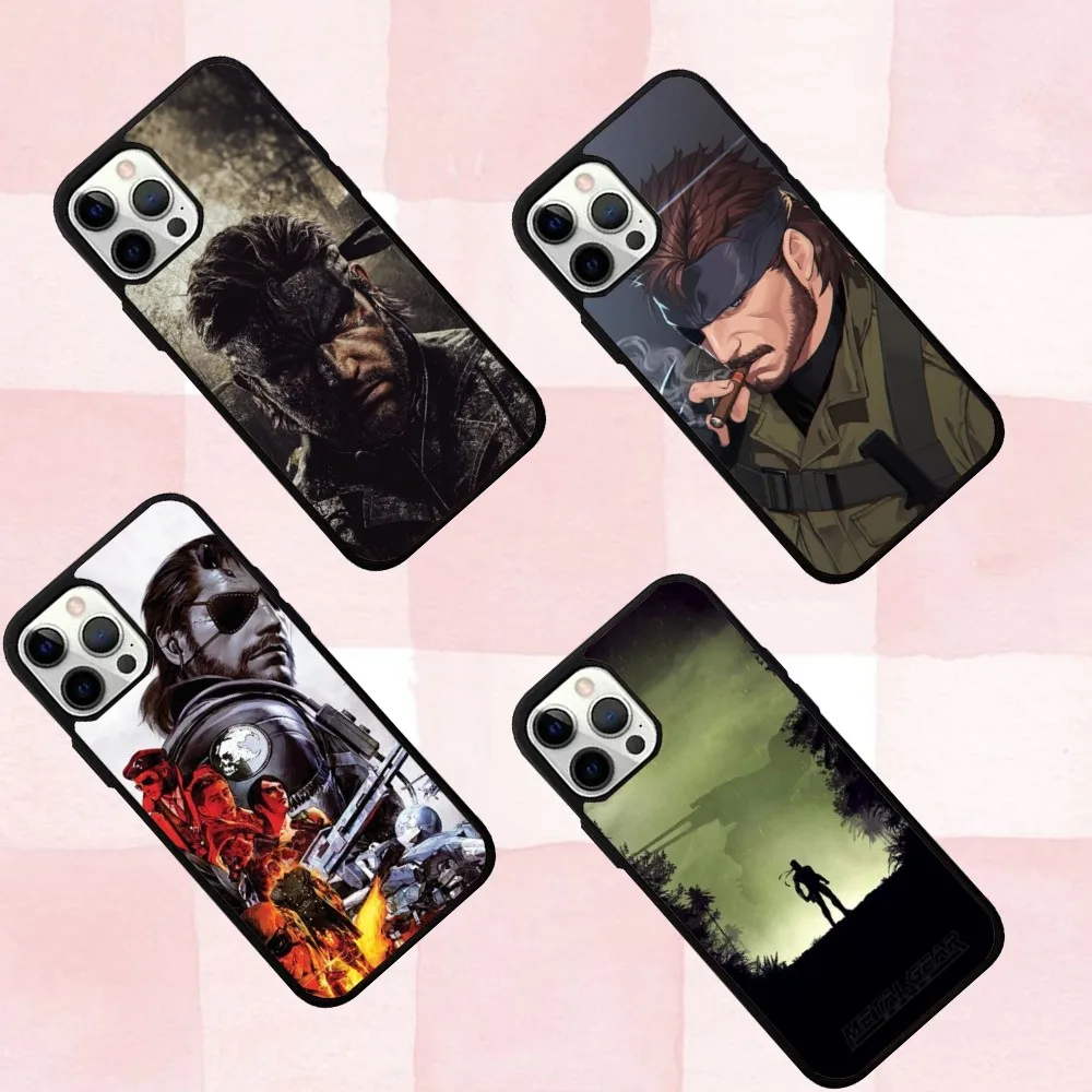 

Game M-Metal Gear S-Solid Phone Case For IPhone 16,se4,15,Pro,Max,Case 14,Plus,13,12,11 Magesafe Magnetic Wireless Charge Cover