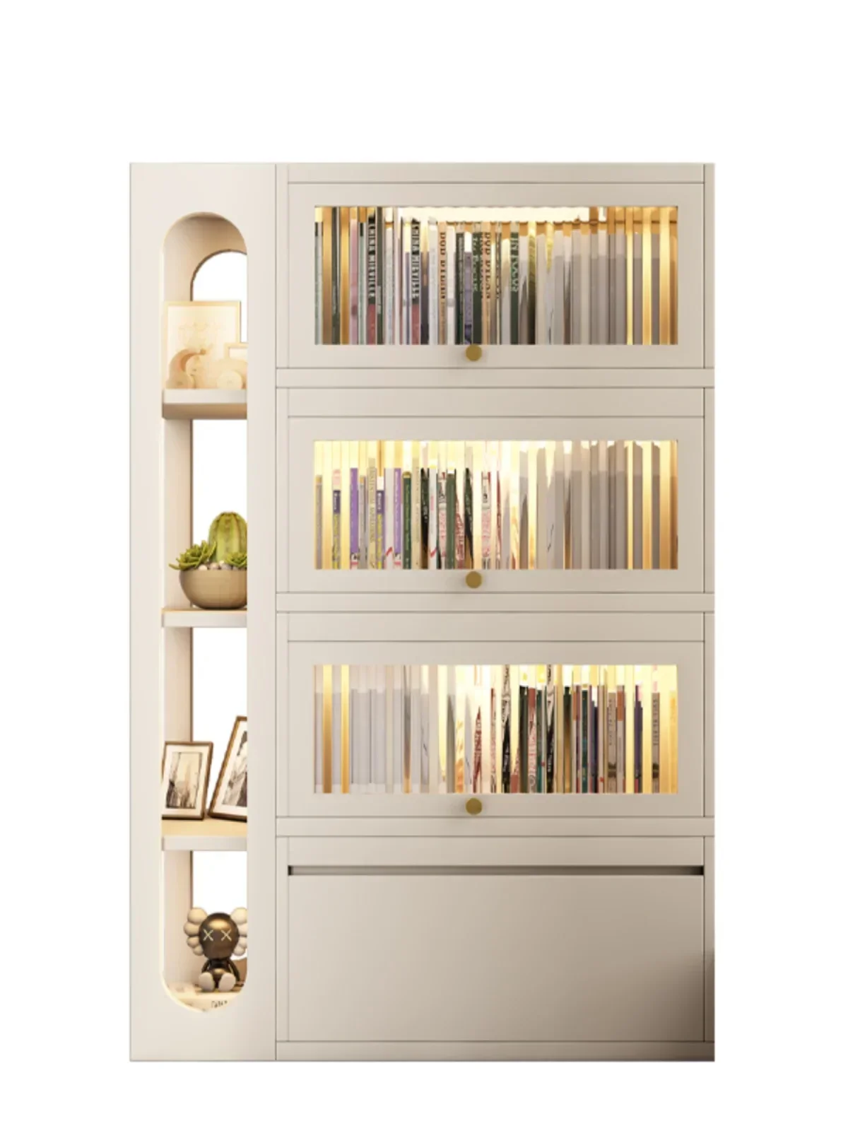 Multifunctional Locker Sunscreen Bookshelf Bookcase