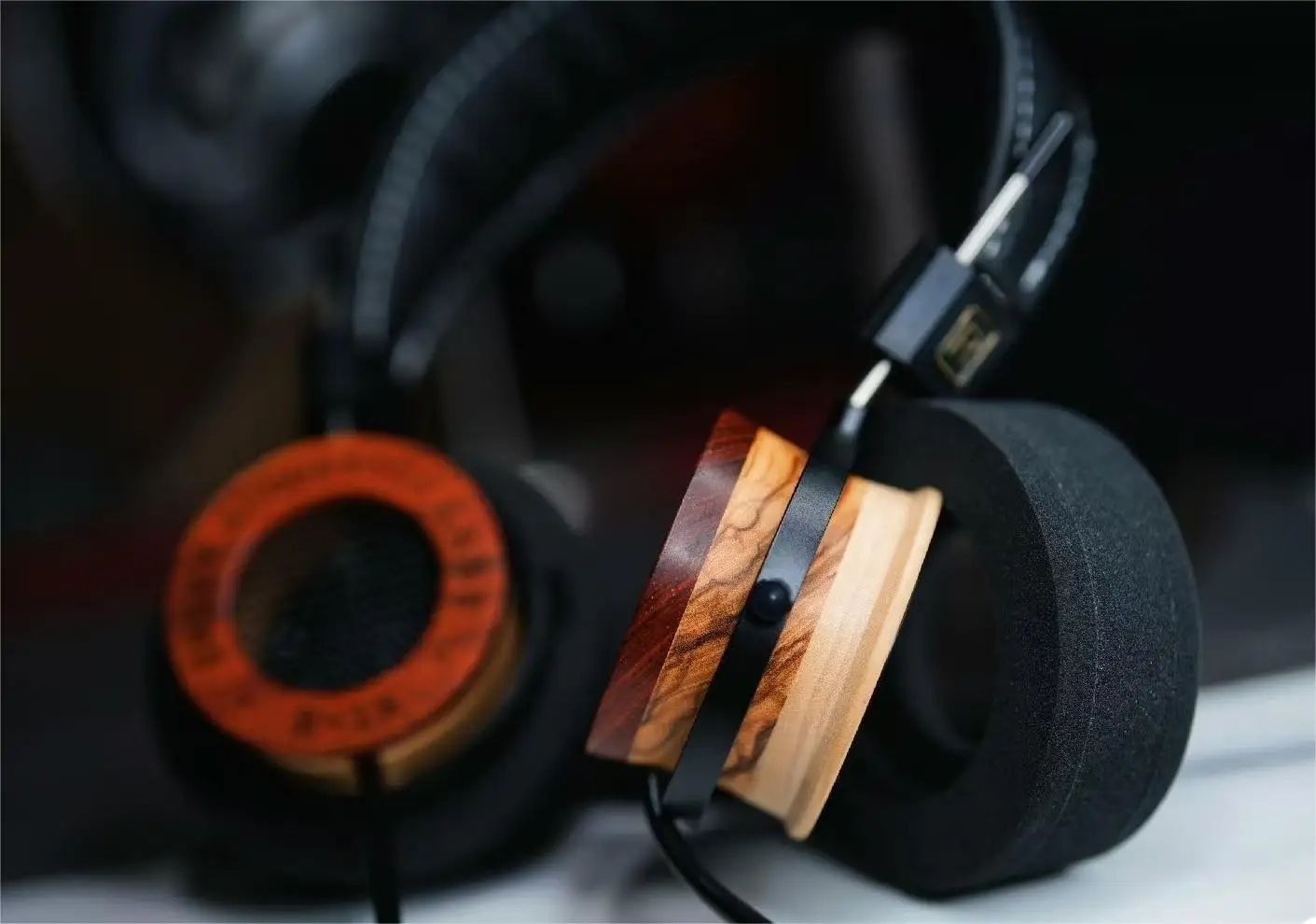 Geekyaudio RS-1X Music  HIFI Stereo Studio Monitor Bass Audiophiles Musician's Headphones Headset （GRADO-mod）