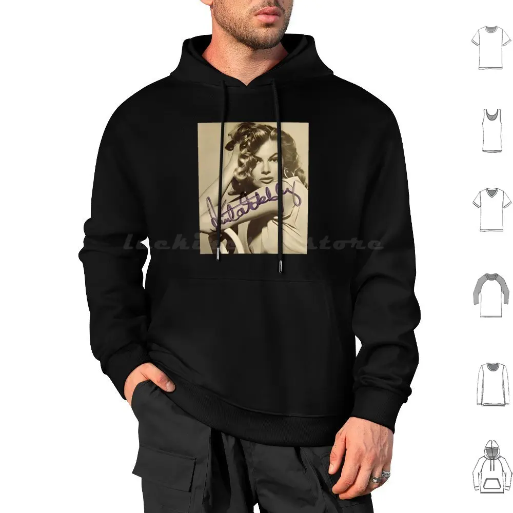 Anita Ekberg Hoodie cotton Long Sleeve