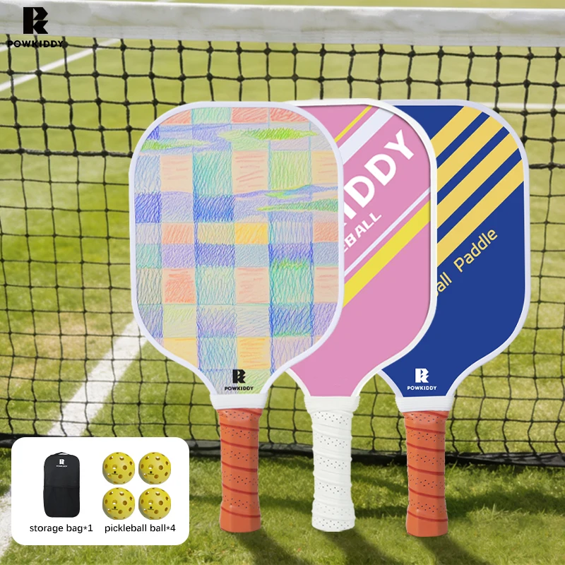 

Набор ракеток для пиклбола | Стекловолоконный материал | Набор для начинающих: ракетки PP Honeycomb Core (2 шт.), сумка и 4 мяча