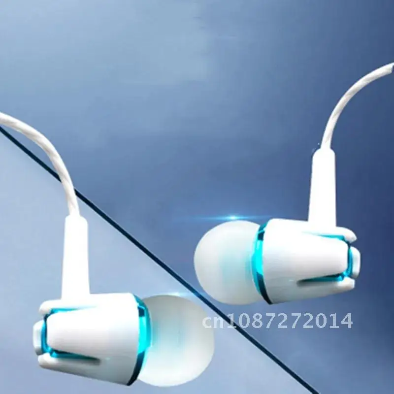 Earphone Jack 3.5mm for IPhone Xiaomi Huawei Mobile Phone Headset Universal Hadphones Wired Control with Mic