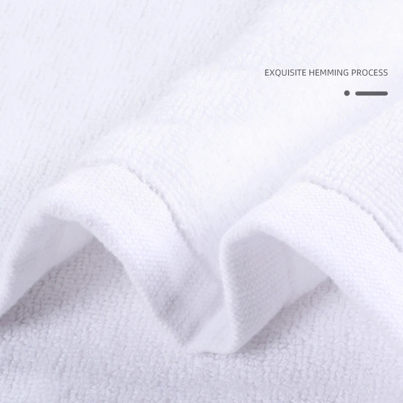 White square towel kindergarten small square towel cotton star hotel restaurant KTV cotton square towel white towel