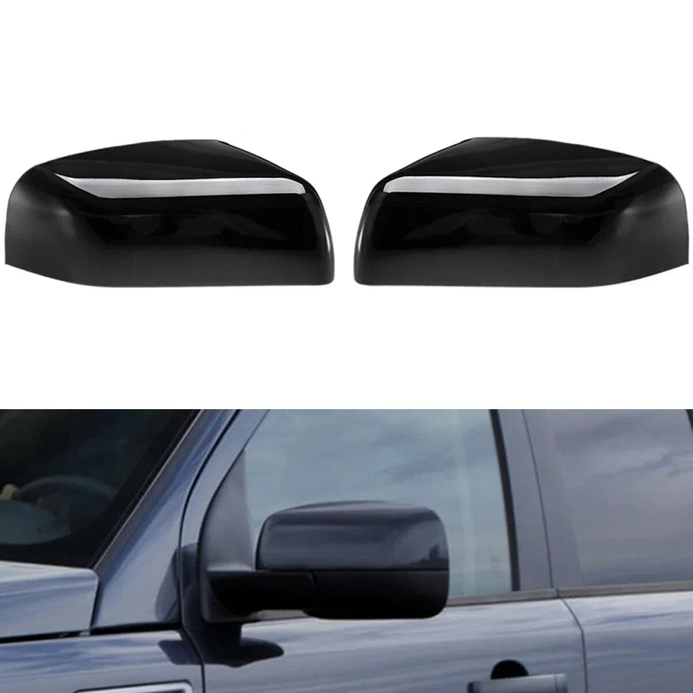 2Pcs Black Wing Mirror Cover Cap For Land Rover Discovery 4 LR4 2010-2016 For Rover Sport Wing Door Mirror Covers