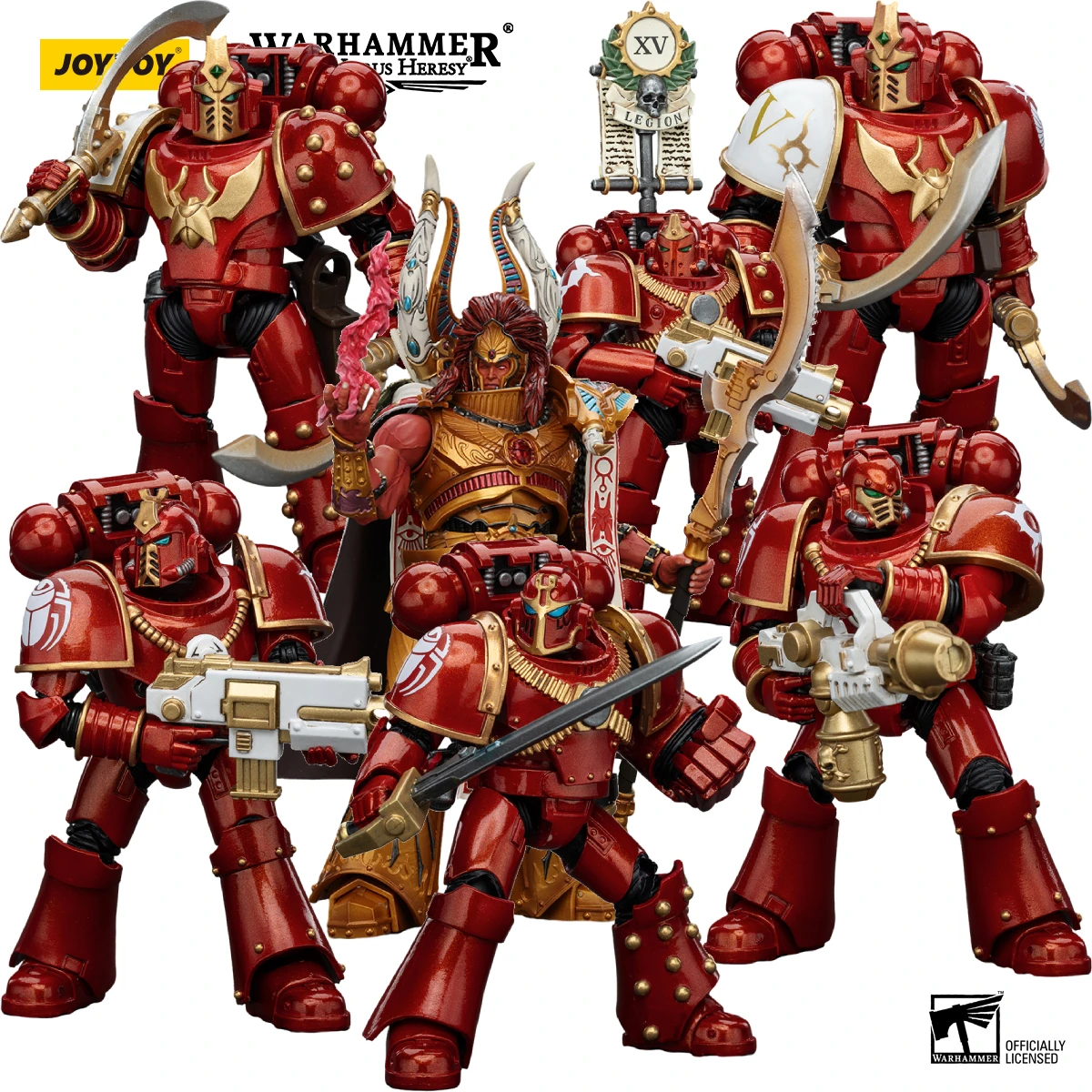 

[IN STOCK] JOYTOY Warhammer 40K 1/18 Action Figure Thousand sons Magnus Khenetai Occult Cabal Legion MK IV Tactical Squad 5PCS
