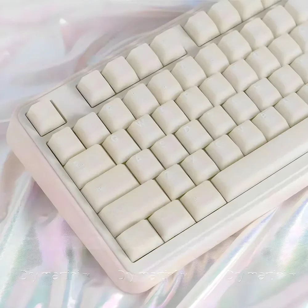 Cherry Keycaps ABS 161-key Alabaster Cream 2-color Injection Molding Suitable for 60/84/98/108 Mechanical Keyboards