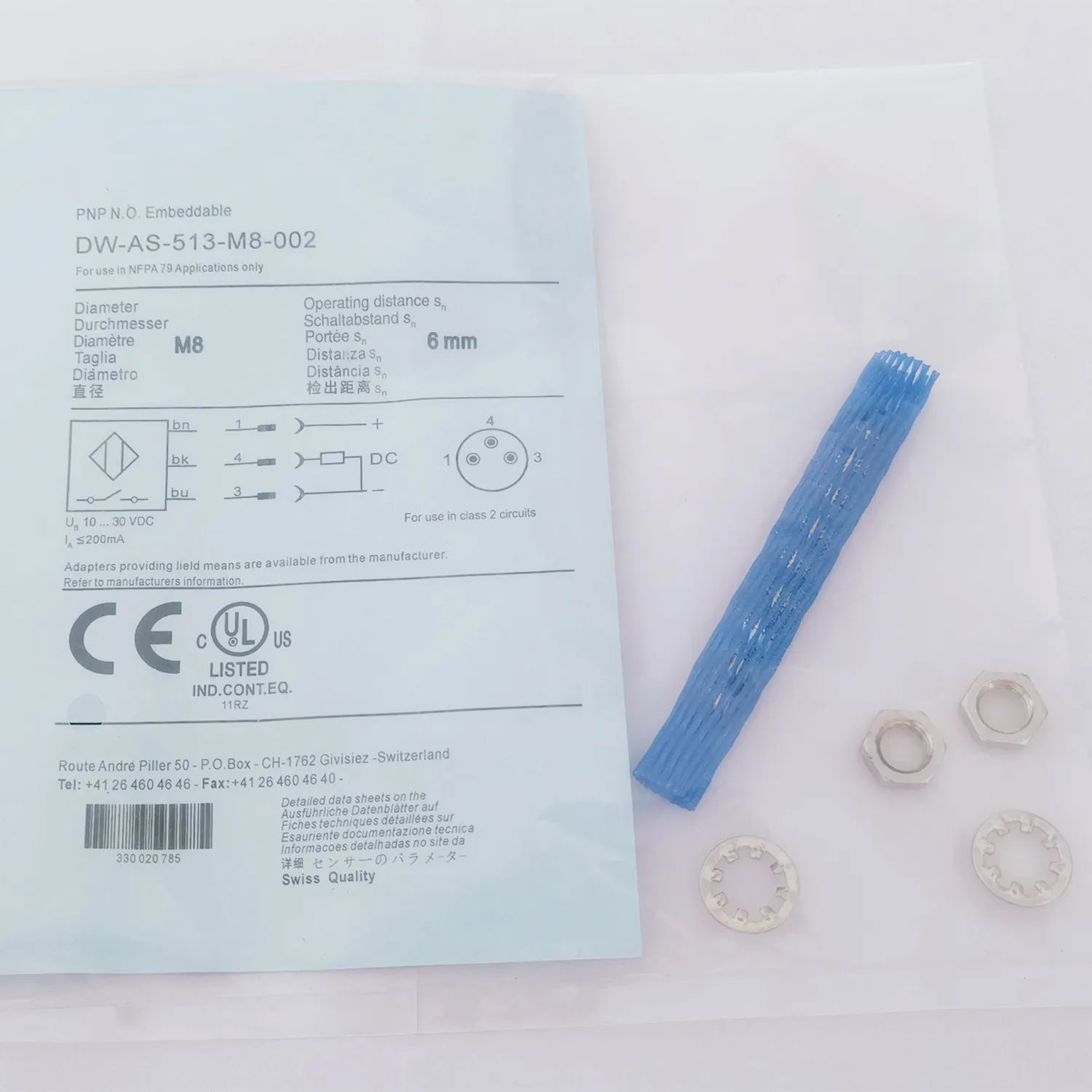 

Original new 100% sensor DW-AS-532-M12 DW-AS-513-M18-002 proximity switch