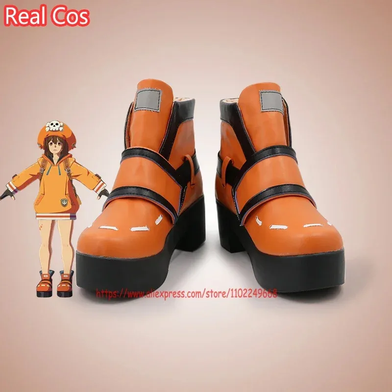 

RealCos Guilty Gear May Обувь для косплея Сапоги Хэллоуин Косплей Костюм Аксессуар