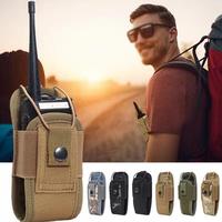 Outdoor Tactical Walkie Talkie Cover For MOLLE Accessory Bag Adjustable Two Way Radios Holder Bag Case For Walkie Talkies