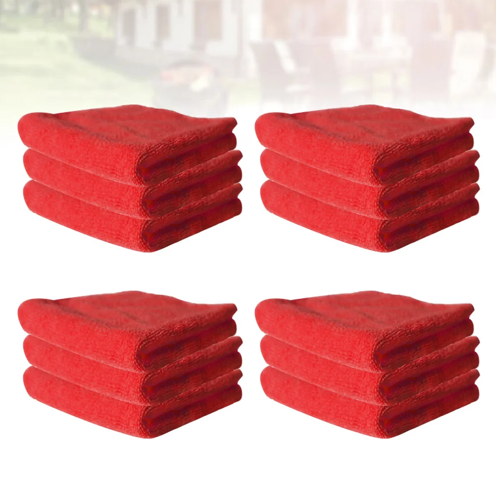 

12Pcs Microfiber Kitchen Dish Towels High Water Resistant Cleaning Cloth for Household Window Door Furniture