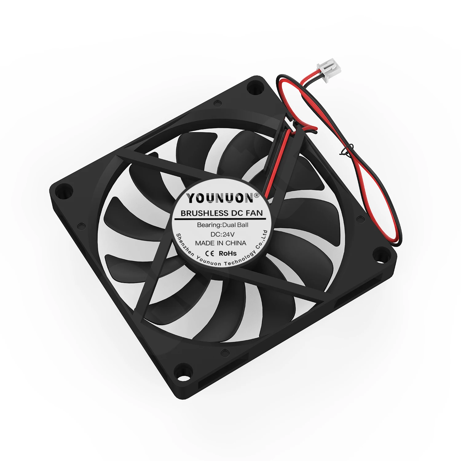 2 peças 80mm 5v ventilador usb 80cm 80x80x10mm 5v 12v 24v ventilador de refrigeração duplo rolamento de esferas & manga rolamento 8010 computador