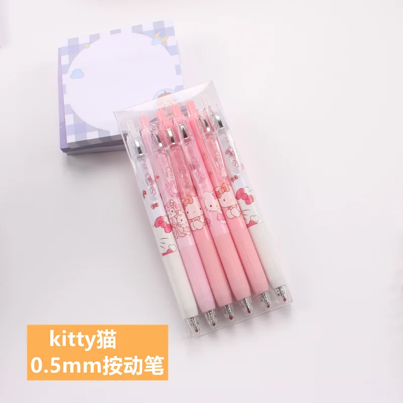 New Hello Kitty Pencil Case Cute Pencil Kawaii Cartoon Ruler Child Cartoon Anime Eraser Children School Supplie Birthday Gifts