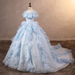 2024 New Quinceanera Dresses Vestidos Luxury Lace Party Dress Classic Prom Gowns Real Photo Plus Size For Girls Birthday Dress