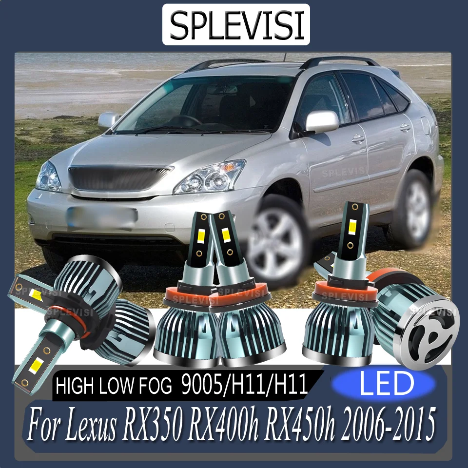 

100W Clear Night Vision LED Headlight foglight For Lexus RX350 RX400h RX450h 2006 2007 2008 2009 2010 2011 2012 2013 2014 2015
