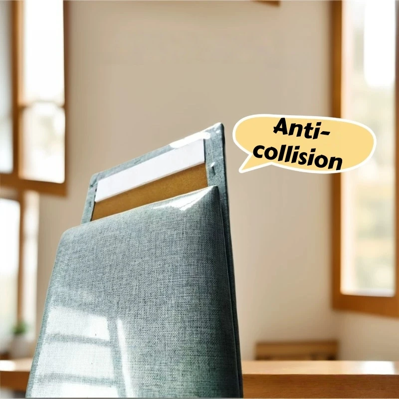 

Thickened 3D Wall Stickers Self-adhesive Wallpaper Anti-collision Wall Panels Kid's Bedroom Living Room Faux Linen Soft Foam Pad