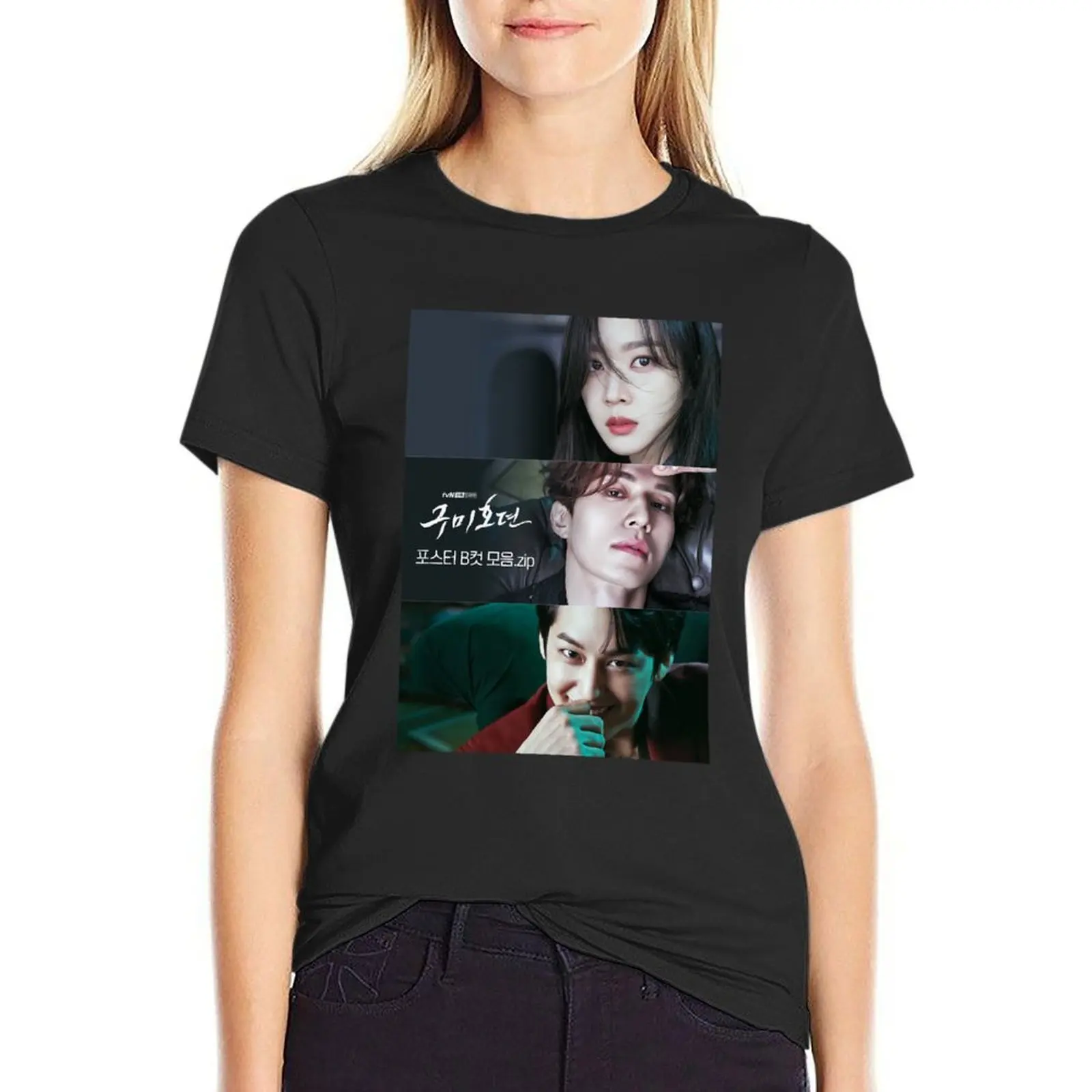 Tale of the nine tailed - KDRAMA - LEE DONG WOOK - KIM BUM T-Shirt blanks customizeds plus sizes heavyweights Woman T-shirts