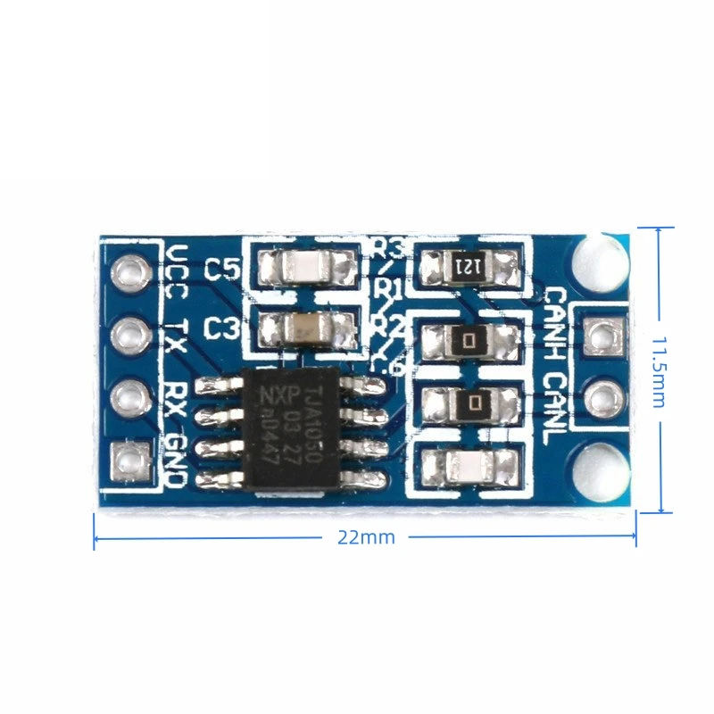TJA1050 CAN controller interface module, bus driver interface module