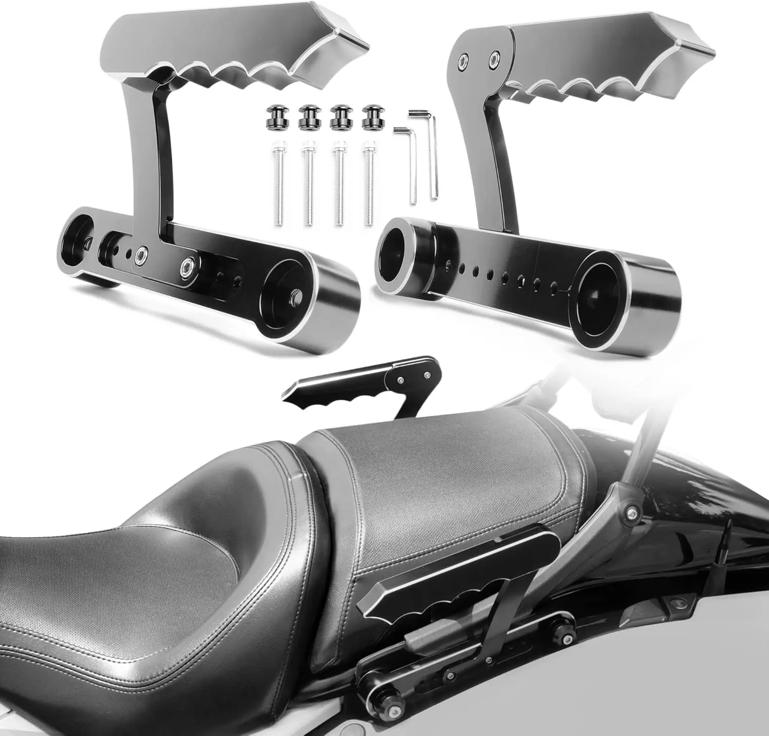 Adjustable Motorcycle Passenger Armrest for Can-Am Spyder F3 F3-S F3-T F3-L 2016-2024 Accessories Rear Armrest Mounting Kit