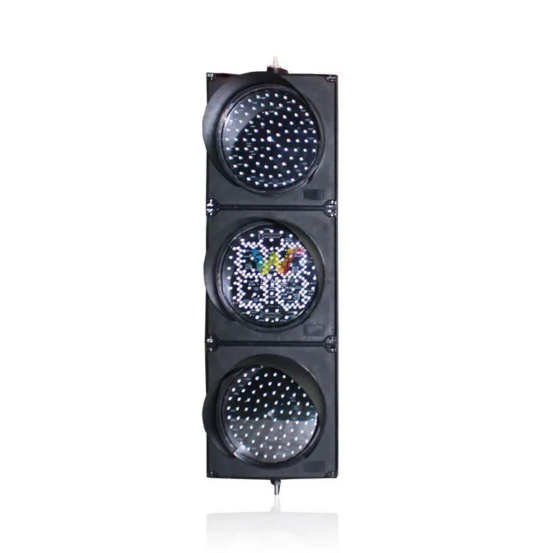 200mm  Red Yellow Green with Countdown Signal PC Housing Road Safety LED Traffic Light