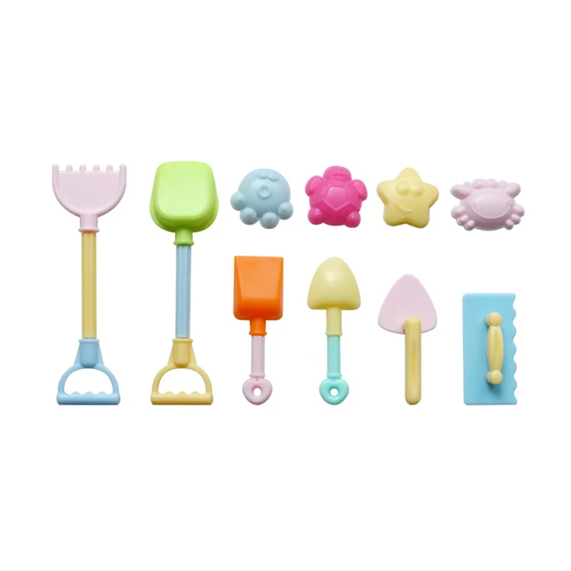 1/12 Miniature Beach Toys Shove Rake Sand Digging Tool Decoration OB11 Doll Accessories Light Color