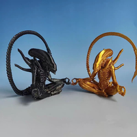 3D Printed Figurine Models Ornaments Meditation Alien Decorations Creative Monster Ornaments Home Decor Christmas Decorations